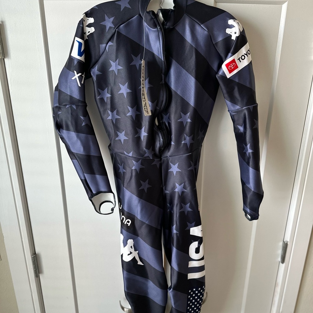 NEW LARGE Kappa 22/23 US Ski Team Speed Suit